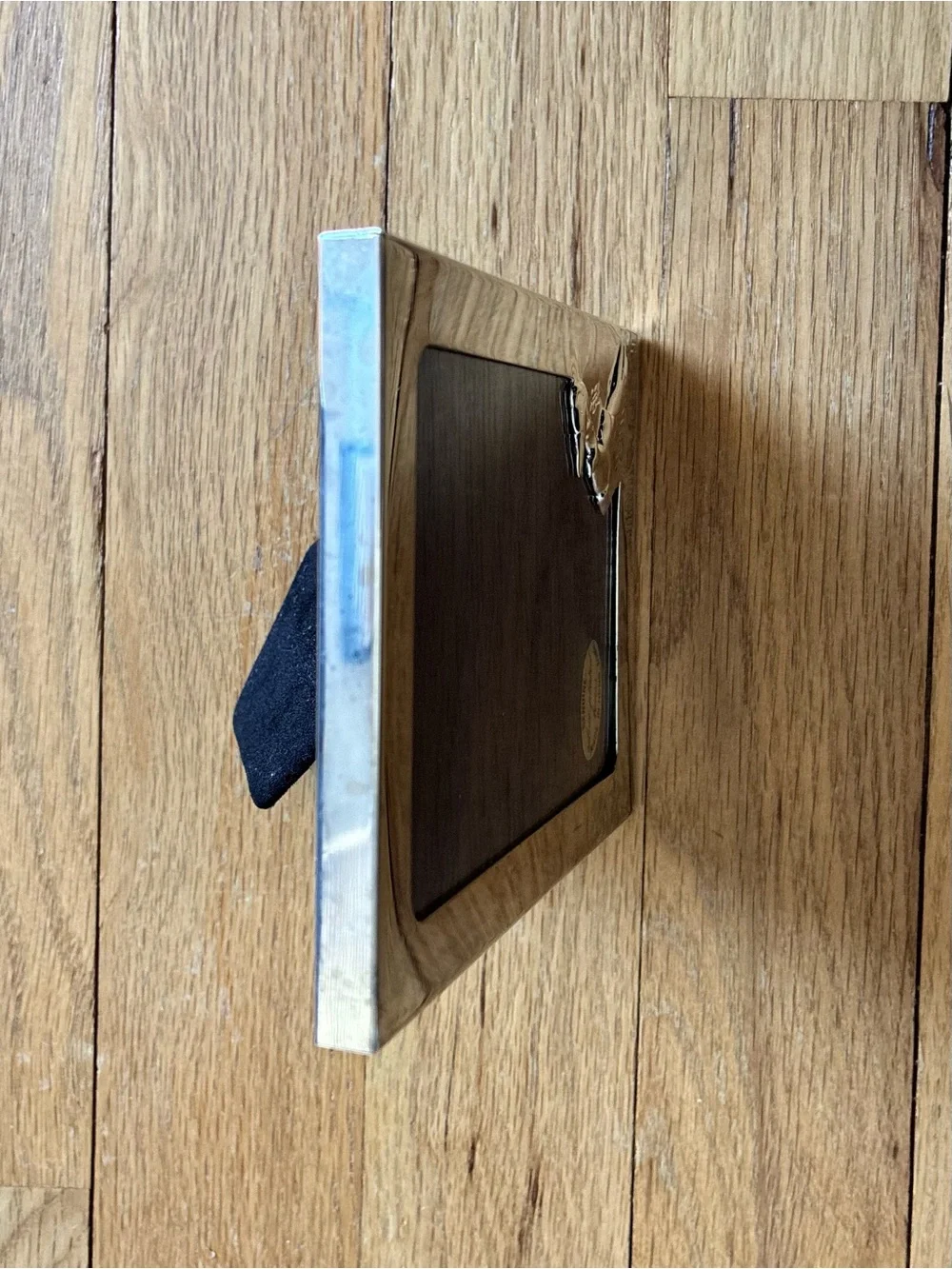 NIB Silverplated Brass Photo Frame, Made for A & S, New Vintage